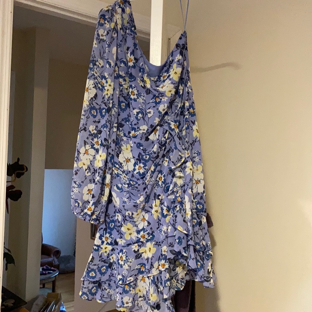 ASTR the label one shoulder dress